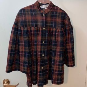 Anthropologie Chris Alcalay Tess lumberjack shirt